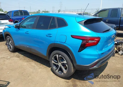 2025 Chevrolet Trax 1Rs from USA, damaged, VIN KL77LGEP4SC135923